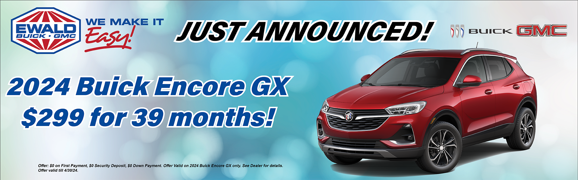 Save on Buick Encore GX!
