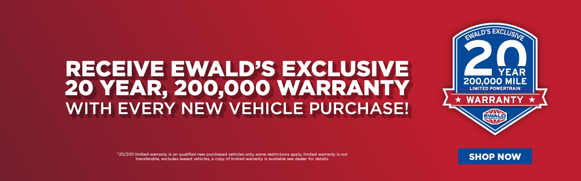 Ewald Buick GMC of Menomonee Falls 20 yr/200K Ltd. Warranty Offer