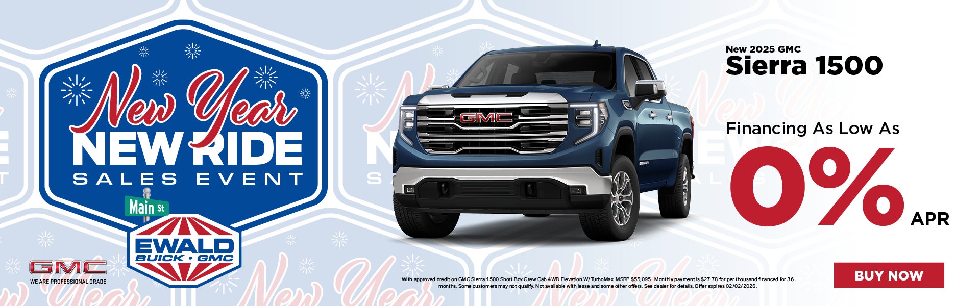 2026 GMC Sierra 1500 0% APR