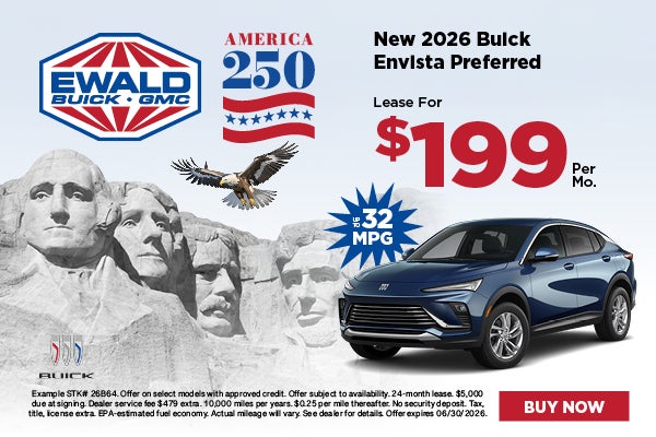 2026 Buick Envista Preferred Lease $199 per mo