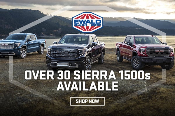 Over 30 GMC Sierra 1500s Available