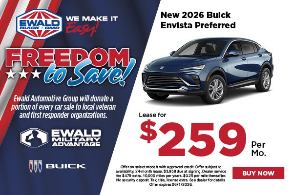 2026 Buick Envista Preferred Lease $259