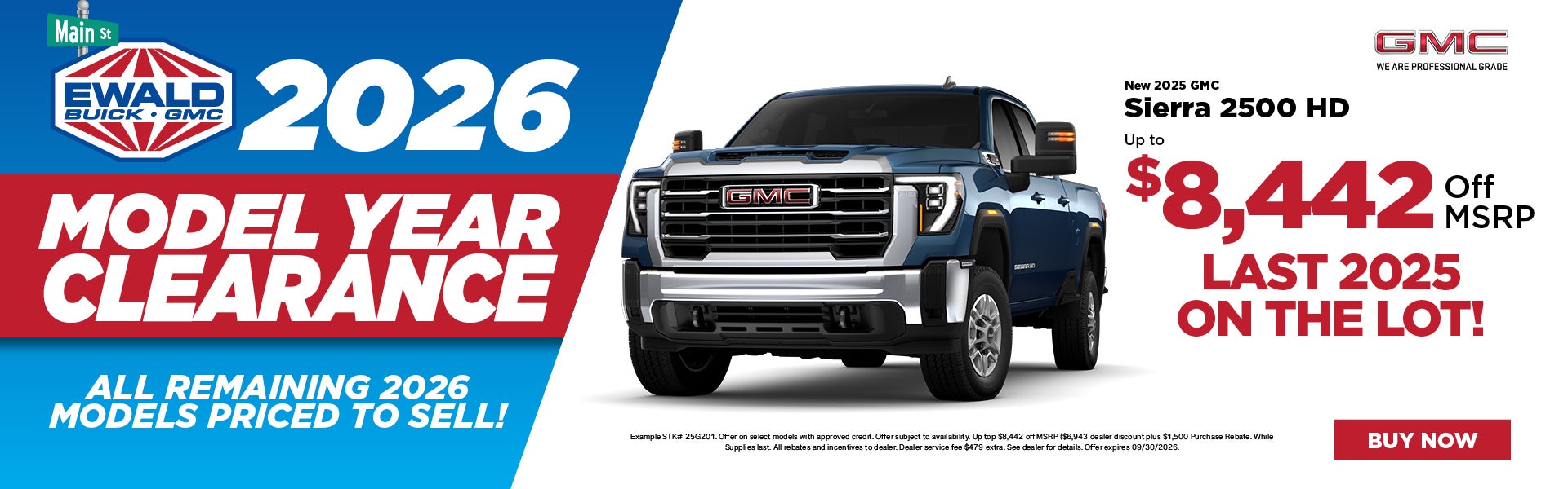 2025 GMC Sierra 2500- LAST ONE ON THE LOT!