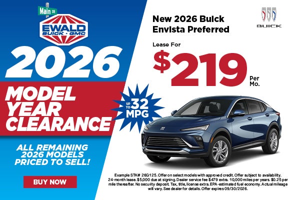 2026 Buick Envista Preferred Lease $219 